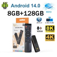 TV98 ATV X9 Smart TV Stick Android14 Allwinner H313 OTA 8GB 128GB Menyokong Pemain Media 8K 4K 4G 5G