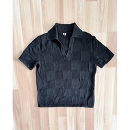 arket knit polo Top Silk