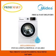 MIDEA MF768W 7KG FRONT LOAD WASHING MACHINE - 2 YEARS MIDEA WARRANTY + FREE DELIVERY