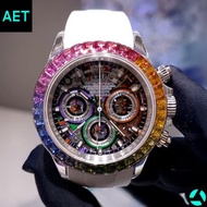 AET REMOULD 勞力士彩虹圈 地通拿 AFTER-RAIN 藍寶石水晶透明手錶 AET REMOULD Rolex Rainbow Daytona AFTER-RAIN Sapphire Wa