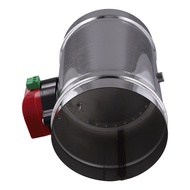 125mm Stainless Steel Electric Air Duct Damper Valve HVAC Air Ducting Motorized Air Damper AC220V Ac