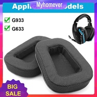 1 Pair Foam Ear Pads Replacement Earpads Earmuffs Cushion for Logitech G633 G933