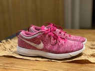 珍藏款 Nike Flyknit Lunar 1  粉紅編織慢跑鞋 運動鞋  24