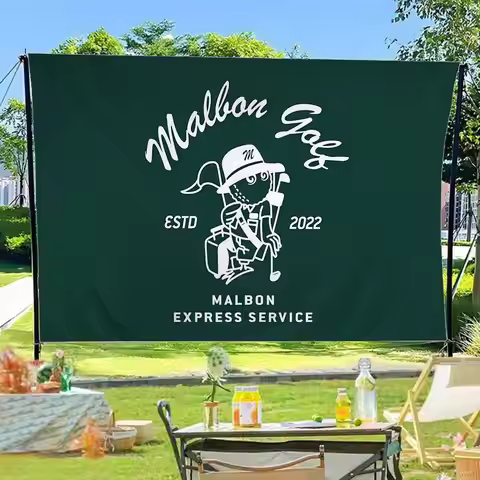 Fashion Golf MALBON DIY Flag For Family Group Photo Living Room Home Dorm Decor Wall Art Decor Banne