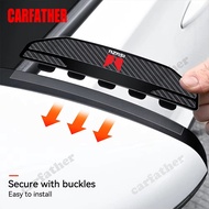 2pcs Upgrade Car Rear View Mirror Rain Eyebrow Visor Carbon Fiber Look Sun Shade Weather Eyebrow Shi