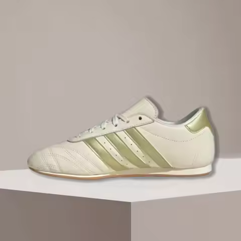 adidas Originals Taekwondo Lace-Up Comfortable Slip-Resistant Low-Top Casual Shoes Beige Unisex Styl