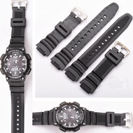 Daily Casual Sport 18mm Resin Watch Bracelet Comfortable Watch Band Elastic Watch Strap For C-Sio MR