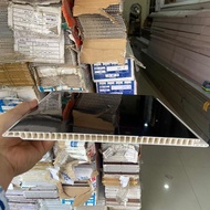 plafon pvc hitam polos glossy WB45