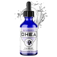 FWS DHEA Liquid Drops - Pure DHEA Supplement for Men and Women - Adjustable Dosing 5mg 10mg 25mg 50m