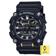 CASIO GA-900-1A / G-SHOCK / Analog-Digital / Industrial Design Motif / 200M WR / Resin Strap / Black
