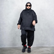 HB Ceylan Hoodie with Half Zipper