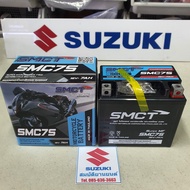 แบตเตอรี่ 12 โวลท์ 7 แอมป์ แท้ศูนย์ SMCT แบบแห้ง SUZUKI Raider150หัวฉีด/GSX150/RV125-200 VanVan