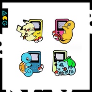 Gameboy Pokemon Design Metal Brooch Pin (1pc)
