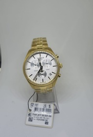 Tissot T1014173303100 T-Classic PR 100 Sapphire Chronograph Gold Tone Analog 100M Men's Watch
