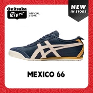 【Fast Deliver】Onitsuka Tiger MEXICO 66 Yellow Blue for men and women classic casual shoes