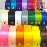 (RB 0129) 25 ela 1.5” Reben Satin 20 warna utama 38mm