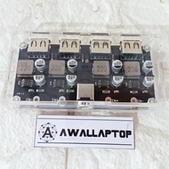 4 Channel Usb QC3.0 Qc2.0 Dc-Dc Buck Converter Charging Step Down Module