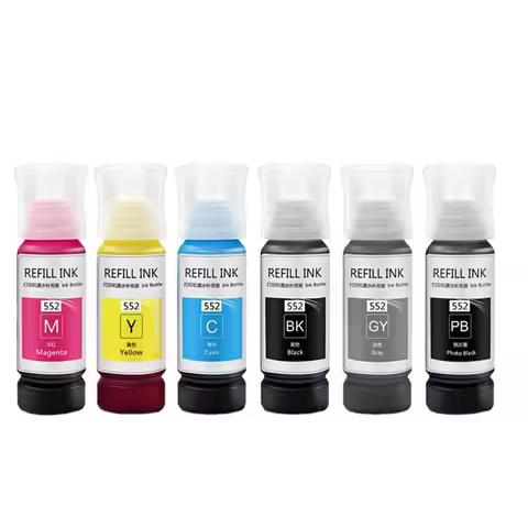 552 Premium Refill Ink for Epson 552 Ecotank Ecotank ET-8500 ET-8550 Printer