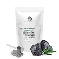 Black Mask Peel Off Anti-Blackheads, Pores and Pimples. Exfoliating Mask with Activated Carbon and Alginate for a Deep Cleansing and Firming Effect of the Face - 300 g