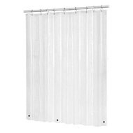 Transparent Plastic Transparent Shower Curtain Air Conditioning Cold Air Kitchen Partition Curtain Door Curtain Waterproof Oil Smoke-Proof Shade Curtain Block Bath Curtain