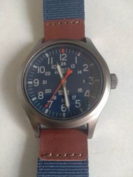 Timex TW4B14100, Men's "Expedition" Blue Fabric
