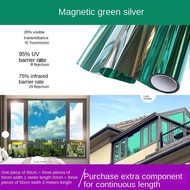 3M Mirror Solar Reflective Window Film One Way Mirror Tint Roll Protect Privacy Tinted rumah / Windo