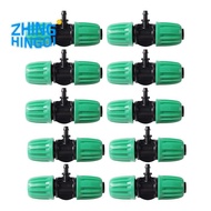 10 Pcs Barbed Tee 1/2 Inch Tubing (1/2Inch ID) 16mm to 1/4 Inch Irrigation Tube Anti-Drop Fitting (F