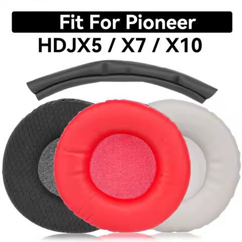 Ear Pads For Pioneer HDJ-X5 HDJ-X5BT HDJ-X7 HDJ-X10 X5 X5BT X7 X10 Headphone Earpads Replacement Hea