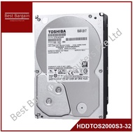 Best Bargain - TOSHIBA DT01ACA200 3.5 2TB SATA3 64MB 7200RPM HDD HDDTOS2000S3-32