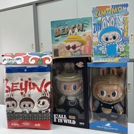 💢⭐️全新現貨⭐️💢 pop mart popmart Labubu 一代 time to chill , fall in wild , beach , zimomo fuzzy how2work k