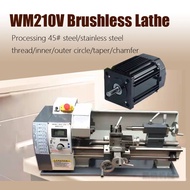 Lathe Machine for Metal Metric and Inch Thread Metal Wood Turning 900W Brushless Motor Lathe