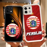 DK-65 Indonesian FC Persita Silicone Casing black and white for Infinix Tecno ITEL Smart POP Spark P