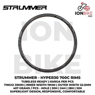 Rim Rims Rims Strummer 29 Inch Hyper 30 28 Hole 28H Tubeless Alloy 700c 700 Superlight 28H Mountain Bike MTB 29er Gravel Cyclocross Hybrid XC28 XC28 per PCS