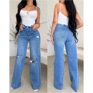 fashion women jeans casual denim ladies pants trousers牛仔褲