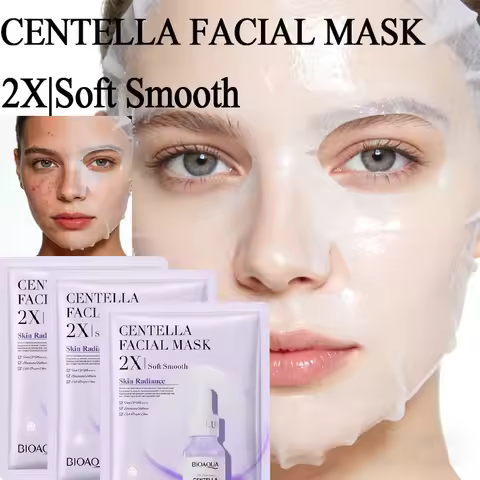 BIOAQUA Centella Collagen Face Mask Moisturizing Refreshing Sheet Masks Hyaluronic Acid Facial Mask 