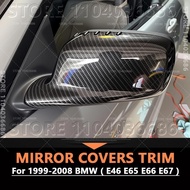 For 1999-2008 BMW E65 E66 E67 E46 Coupe E46 Cabrio 1Pair Car Rearview Mirror Covers Trim Caps 511670