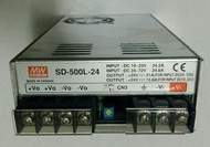 🌞二手現貨保固 MW明緯 SD-500L-24 DC轉DC 電源轉換器 500W 24V 21A 輸入(19~72V)