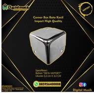 corner siku pojok box hardcase rata kecil - corner rata hardcase - kualitas premium import - hardcas