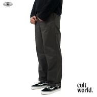 CULTWRLD | WORKPANTS | CHINOSPANTS | LONGPANTS | Regular FIT | GREY GREY Seluar Slack Lelaki Seluar 