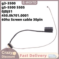 ซื้อ 1 ชิ้นลด 10 บาท 1ชิ้น30pin 450.0K702 01F2KR 40pin.0001แอลซีดีสำหรับ Dell G3 3500 3579 3590 G5 5