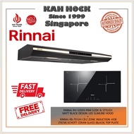 RINNAI RH-S3059-PBW SLIMLINE HOOD+RINNAI RB-7012H-CB 2 ZONE INDUCTION HOB BUNDLE