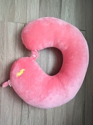 Miniso 粉紅色飛機旅行頸枕