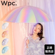 Wpc. Umbrella, Long Umbrella, Glow Pearl Umbrella, Rain Umbrella, Long Rain Umbrella, Women's, 58cm, Sparkling Fabric, Rainbow, Rainbow Color, Aurora Umbrella, Fashionable, Cute, Cute, Brand, Colorful