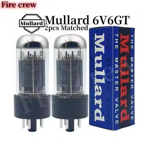 Fire Crew Mullard 6V6 6V6GT Vacuum Tube Replace 5881 6V6G 6P6P 6N6C CV511 HIFI Audio Valve Electron 