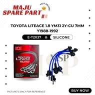 MSP PLUG CABLE TOYOTA LITEACE 1.8 YM31 2Y-CU Y1988-1992 7MM SILICONE E-T2037