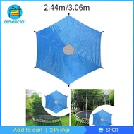 [Almencla1] Trampoline Shade Cover Trampoline Sun Protection Cover Rainproof Protective Cover Trampolines Canopy for Outdoor Backyard