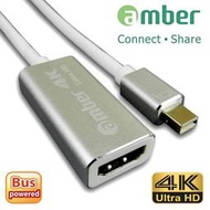 【折價中】amner mini DisplayPort（mini DP/Thunderbolt）轉4K HDMI轉接器