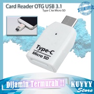 Usb 3.1 Type C To Micro SD Card Reader OTG Card Reader - T-636