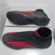F50 high elite messi tf 39--45 black-red men's soccer shoes anti-slip and wear-resistant football sh