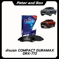 วัวฟ้า COMPACT DURAMAX ผ้าเบรคหน้า ISUZU (DRX-772 DRX-773)